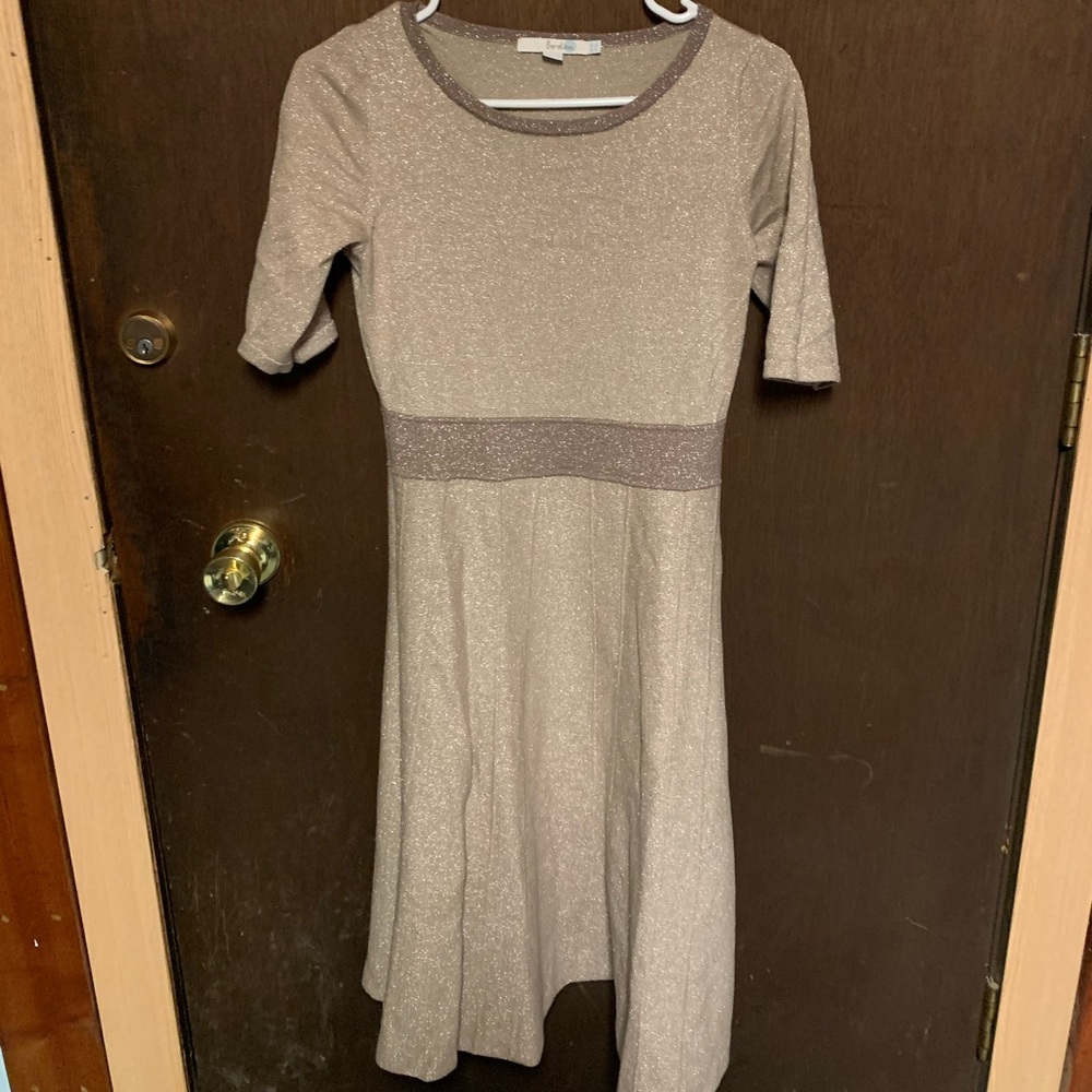 Boden glitter flowy dress